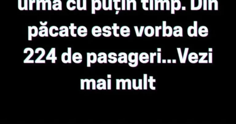 Haos total: Un incident mortal cu un avion a declanșat panică