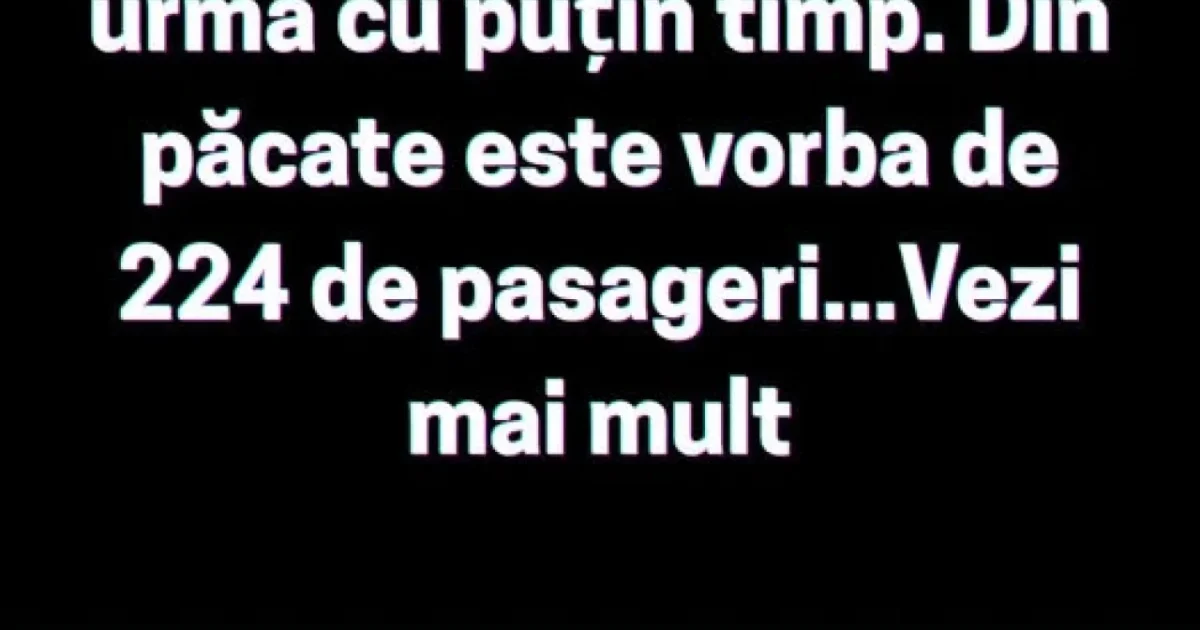 Haos total: Un incident mortal cu un avion a declanșat panică