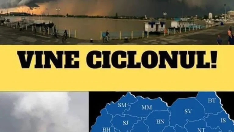 COD PORTOCALIU DE PLOI ÎN 5 JUDEȚE: ANM ANUNȚĂ VIJELII ȘI INUNDAȚII