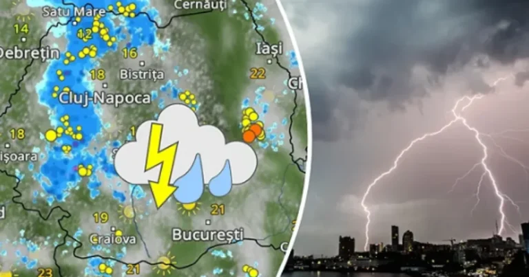 Avertizări meteorologice de instabilitate severă: